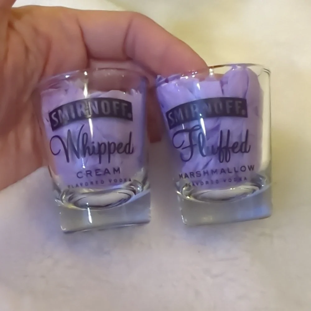 Smirnoff Whipped & Fluffed Shot Glasses